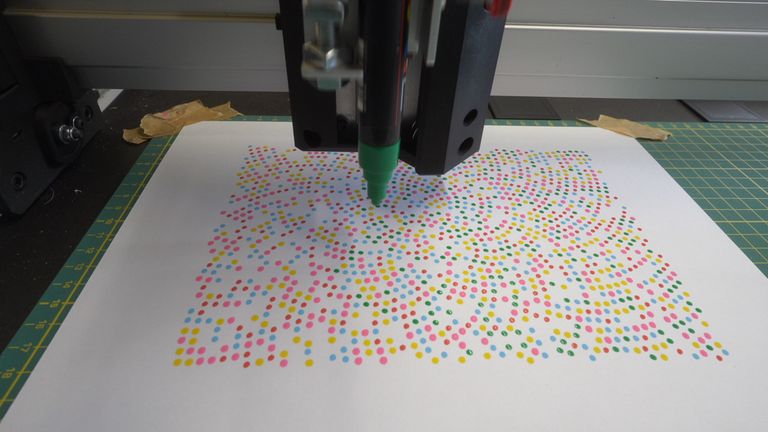 Artwork from project The Drawing Machine